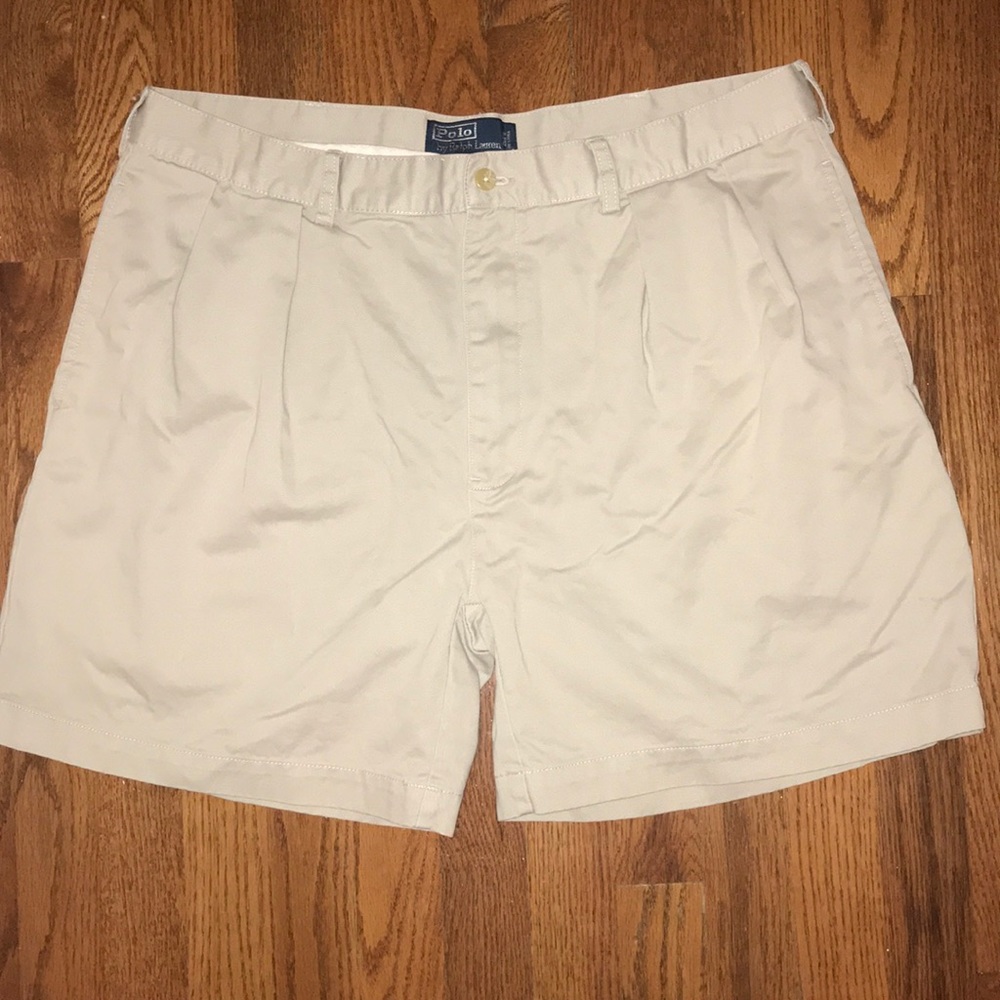 Men's Polo by Ralph Lauren Khaki Shorts